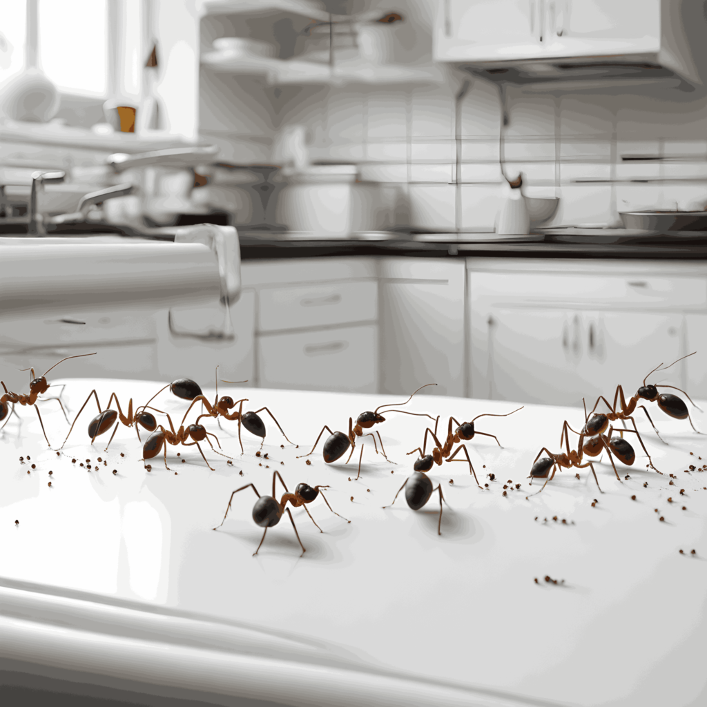 Ants in Kitchen. DIYhomeskills