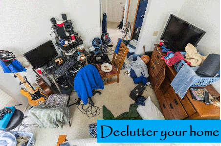 Declutter your home to prevent Bed Bugs